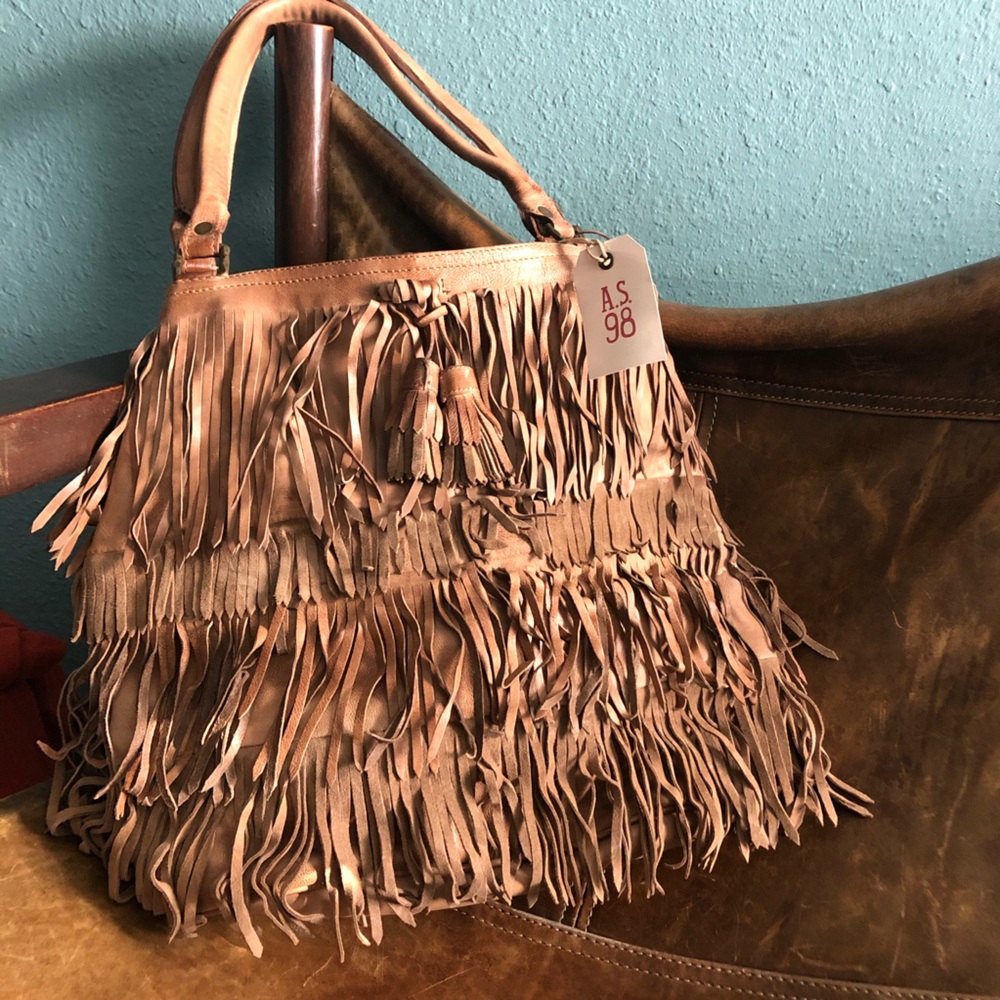 2x HP✨ A.S.98 [Free People] Arden Fringed Tote bag